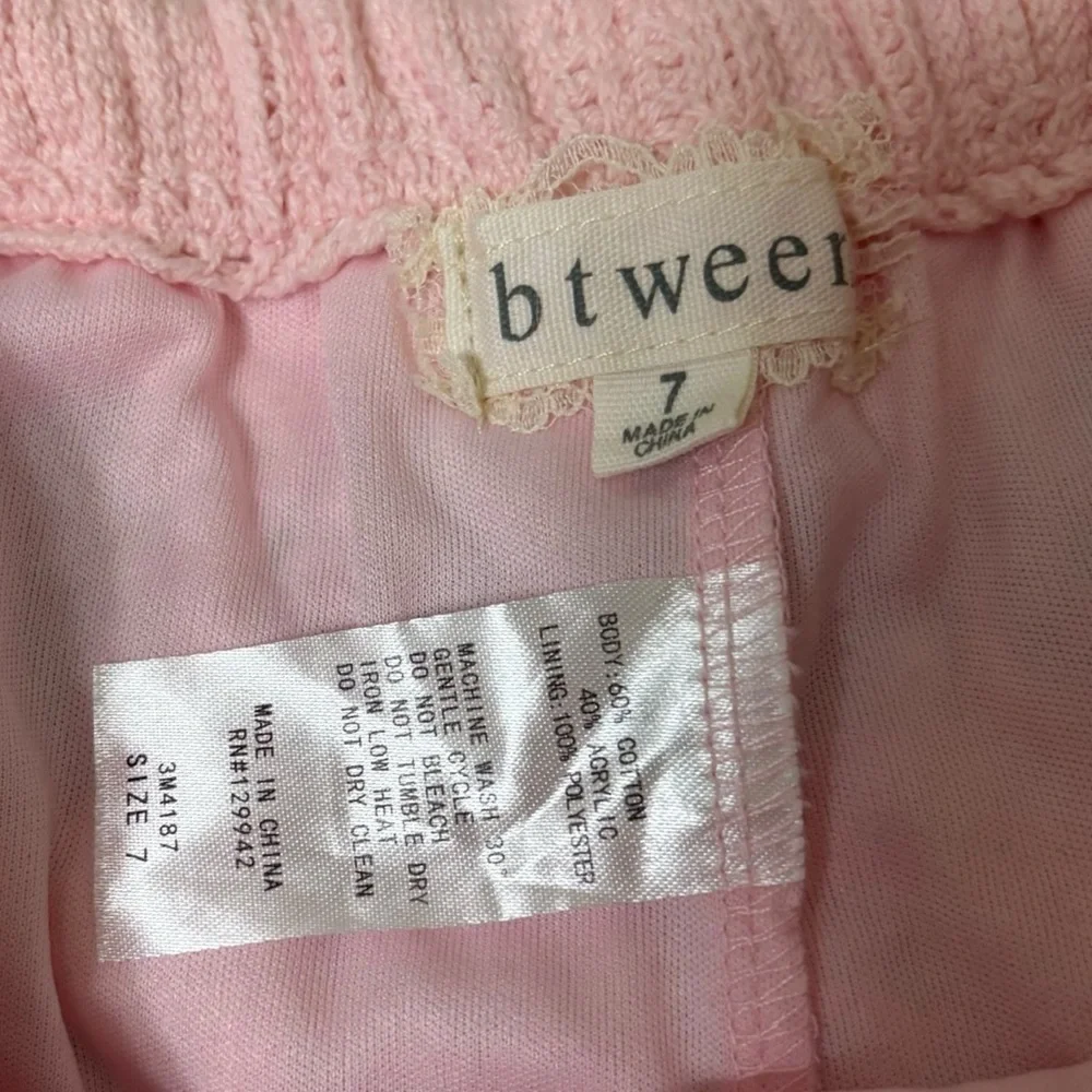 Btween girl’s crochet short set size 7 - Picture 3 of 9